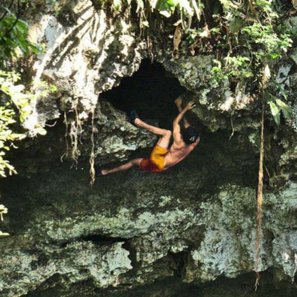 Escalada en roca en Yucatán